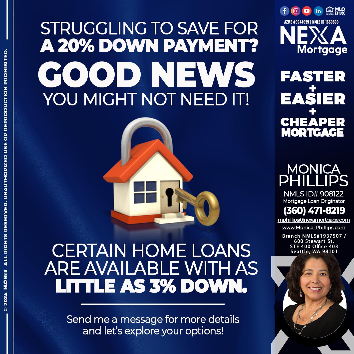 good news - Monica Phillips -Loan Officer